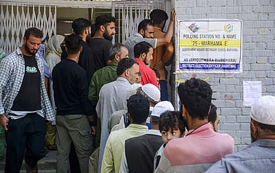 ஜம்மு-காஷ்மீர் தேர்தல்: 5 மணிவரை 58.19% வாக்குப்பதிவு