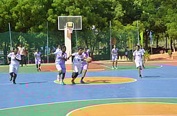 மாவட்ட அளவிலான கூடைப் பந்து போட்டி