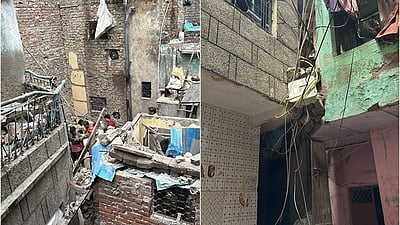 தில்லியில் கட்டடம் இடிந்து 12 பேர் காயம்!