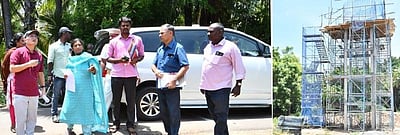 ரூ.17 கோடி வளா்ச்சிப் பணிகள்: கண்காணிப்பு அலுவலா் ஆய்வு