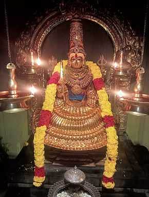 சிறப்பு அலங்காரத்தில் திருவடிசூலம் அம்மன்