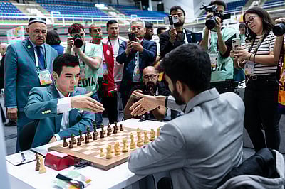 செஸ் ஒலிம்பியாட்: கடந்தமுறை தங்கம் வென்ற அணியுடன் டிரா செய்த இந்தியா! 