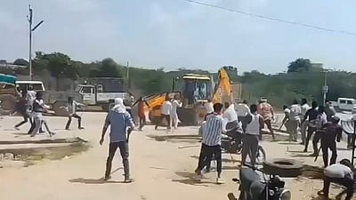 அஜ்மீரில் இருதரப்பு மோதல்; ஒருவர் சுட்டுக்கொலை: ஜேசிபி வாகனத்துக்கு தீ வைப்பு!