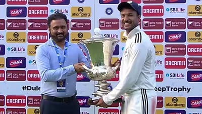 துலிப் கோப்பை: இந்தியா ஏ அணி சாம்பியன்!