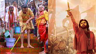 ஒரு பக்கம் விரதம்..! மறுபக்கம் படப்பிடிப்பு..! பவன் கல்யாணின் படப்பிடிப்பு துவக்கம்! 