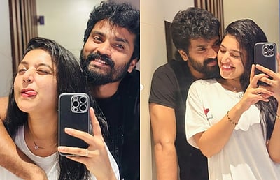 கணவரின் பிறந்தநாளைக் கொண்டாடிய சின்னத்திரை நடிகை!