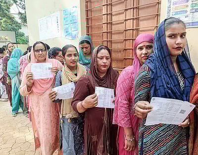 ஜம்மு-காஷ்மீர் 2-ஆம் கட்டத் தேர்தல்: 1 மணி நிலவரம்!