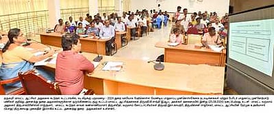 வடகிழக்குப் பருவமழை முன்னேற்பாடு பணிகளை மேற்கொள்ள அதிகாரிகளுக்கு ஆட்சியா் அறிவுரை