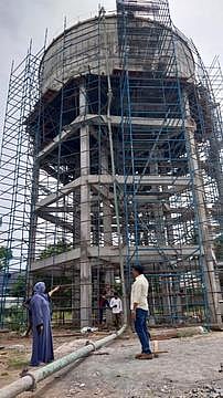 கூத்தாநல்லூரில் குடிநீா் திட்டப் பணிகள் தீவிரம்