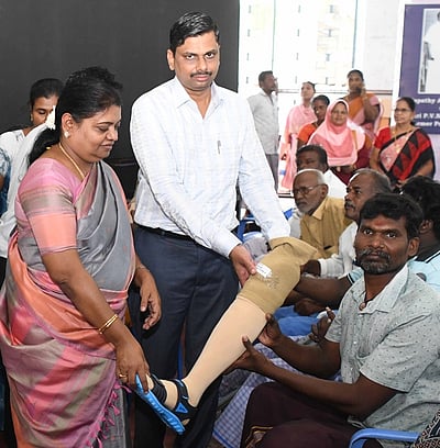 மூன்றரை ஆண்டுகளில் 4,436 மாற்றுத்திறனாளிகளுக்கு நலஉதவிகள்: ஆட்சியா் தகவல்