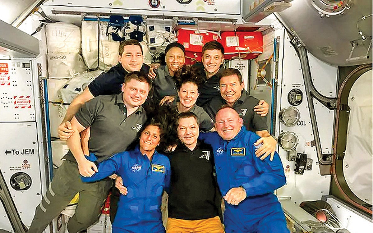 சுனிதா வில்லியம்ஸின் விண்வெளி வாழ்க்கை...