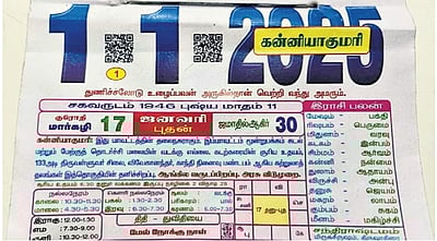 வெறும் நாள்காட்டியல்ல.. சிவகாசியின் ஸ்மார்ட் காலண்டர்! ஸ்கேன் செய்தால் தொகுதி விவரம்!