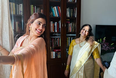 விருப்பமான புகைப்படம் இதுதான்... தாயுடன் மாளவிகா மோகனன்!