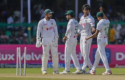 இந்தியாவுக்கு எதிரான டெஸ்ட்: 2வது இன்னிங்சில் 29 ரன்கள் எடுத்த வங்கதேசம்!