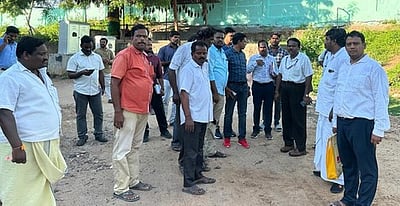 பண்ருட்டி ரயில் நிலையத்தில் கோட்ட மேலாளா் ஆய்வு