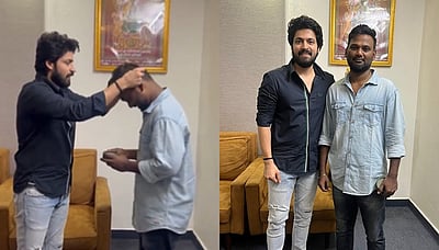 லப்பர் பந்து வெற்றி..! இயக்குநருக்கு தங்க செயின் பரிசளித்த நடிகர்!