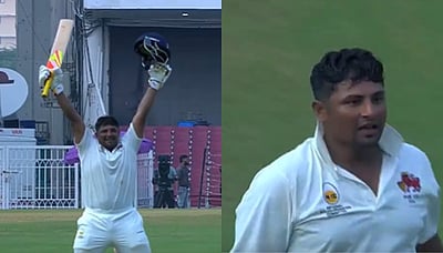 சர்ஃபராஸ் கான் இரட்டைச் சதம்..! இரானி கோப்பையில் புதிய சாதனை! 