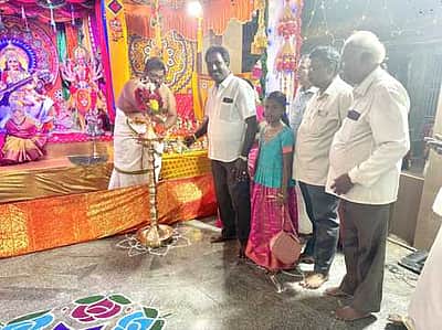மண்டைக்காடு பகவதி அம்மன் கோயிலில் நவராத்திரி கொலு 