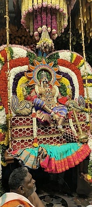 மேல்மலையனூரில் அமாவாசை
ஊஞ்சல் உற்சவம்