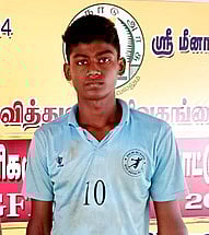 தமிழக கைப்பந்து அணிக்கு 
கீழச்சிவல்பட்டி மாணவா் தோ்வு