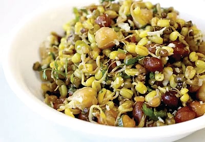 பஞ்ச தானிய சுண்டல்