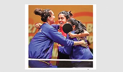 ஆசிய டேபிள் டென்னிஸ்: இந்தியாவுக்கு பதக்கம் உறுதி