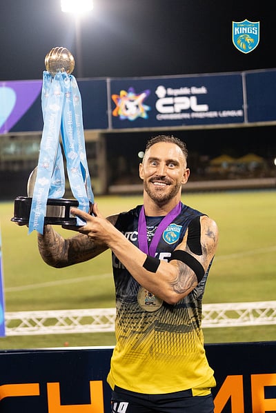 சிபிஎல்: முதல்முறையாக கோப்பையை வென்ற அணி..! டு பிளெஸ்ஸி கூறியதென்ன? 