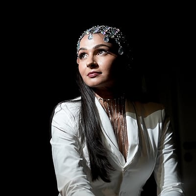 சௌதியில்... த ரியல் ஆண்ட்ரியா!