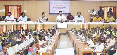 தூய்மைப் பணியாளா்களின் வாழ்வாதாரத்தை மேம்படுத்த நடவடிக்கை: தேசிய ஆணையத் தலைவா் எம்.வெங்கடேசன்