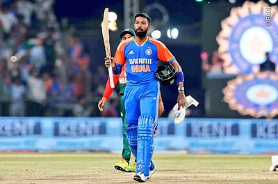 டி20 ஆல்-ரவுண்டர் தரவரிசை: 3-வது இடத்திற்கு முன்னேறினார் ஹார்திக் பாண்டியா!