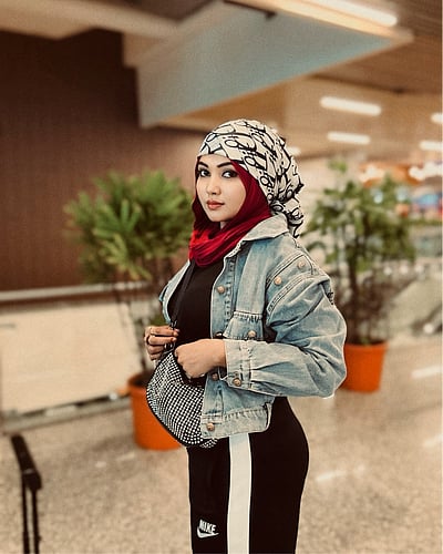 சர்வதேசப் பயணம்... ஸீபா ஷெரின்!