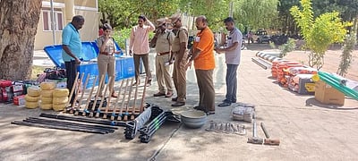 வடகிழக்கு பருவமழை முன்னேற்பாடு: காவல் மீட்புப்படை உபகரணங்கள் ஆய்வு