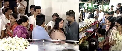 முரசொலி செல்வம் உடலுக்கு நடிகர் விஜய்யின் மனைவி நேரில் அஞ்சலி!