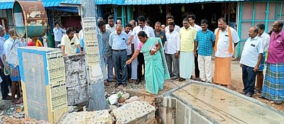 சாலை சீரமைப்பு பணிகள்: மயிலம் எம்எல்ஏ ஆய்வு