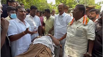 புதுச்சேரியில் பரபரப்பு! ஆளுநர் மாளிகை முற்றுகை! 