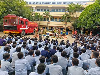 ஒசூரில் தீத் தடுப்பு ஒத்திகை