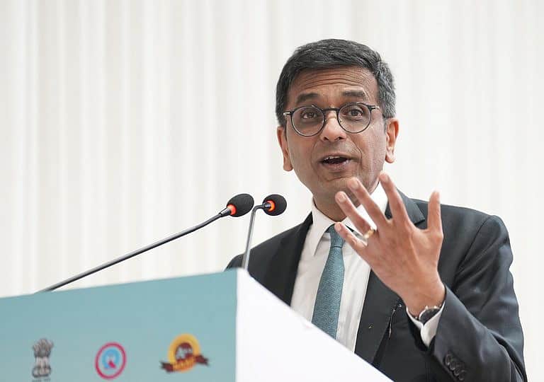 former Chief Justice of India  Justice DY Chandrachud 