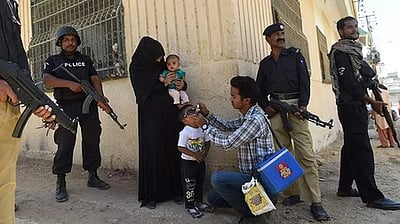 பாகிஸ்தானில் மேலும் 2 சிறுவர்களுக்கு போலியோ; மொத்த பாதிப்பு 39-ஆக அதிகரிப்பு