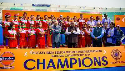 தேசிய சீனியா் மகளிா் ஹாக்கி: ரயில்வே சாம்பியன்