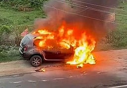 பண்ருட்டி அருகே காரில் வந்து முதியவா் மீது பெட்ரோல் ஊற்றி தீ வைப்பு!