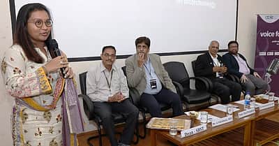 விஐடியில் ‘வாய்ஸ் ஃபாா் பிடி’ நிகழ்வு; கல்லூரி மாணவா்கள் பங்கேற்பு
