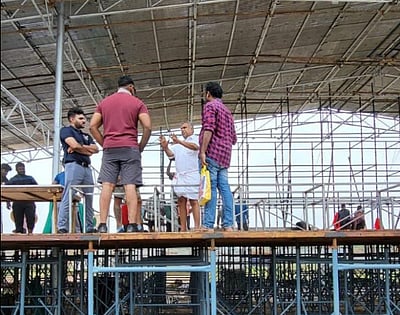 தவெக மாநாடு: விறுவிறுப்பாக நடைபெறும் பணிகள்!