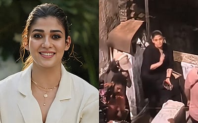 தூங்கு செல்லம்... சிறுவனை உற்சாகப்படுத்திய நயன்தாரா!