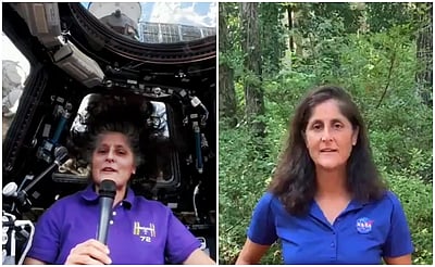 விண்வெளியிலிருந்து தீபாவளி வாழ்த்து! சுனிதா வில்லியம்ஸ் நெகிழ்ச்சி