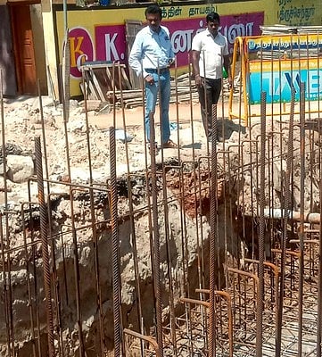 காயல்பட்டினத்தில் ரூ.20 லட்சத்தில் பாலம் அமைக்கும் பணி ஆய்வு