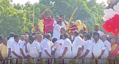 மதுரையில் மருதுபாண்டியர்கள் சிலைக்கு இபிஎஸ் மரியாதை!