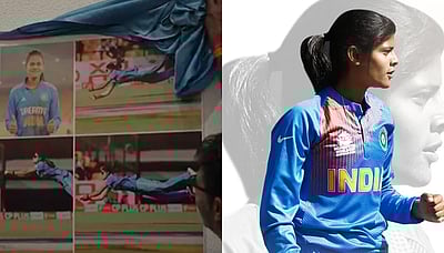 நியூசி.க்கு எதிரான தொடரில் சிறந்த ஃபீல்டர் விருது..! ராதா யாதவ் தேர்வு! 