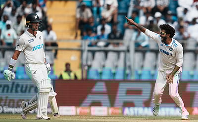 ஜடேஜா, வாஷிங்டன் சுந்தர் அசத்தல்! நியூசிலாந்து 235-க்கு ஆல் அவுட்! 