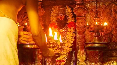 திருநள்ளாறு கோயிலில் திரளான பக்தா்கள் தரிசனம்