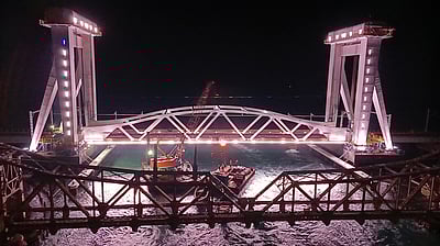 ஜனவரியில் புதிய பாம்பன் ரயில் பாலம் திறப்பு!